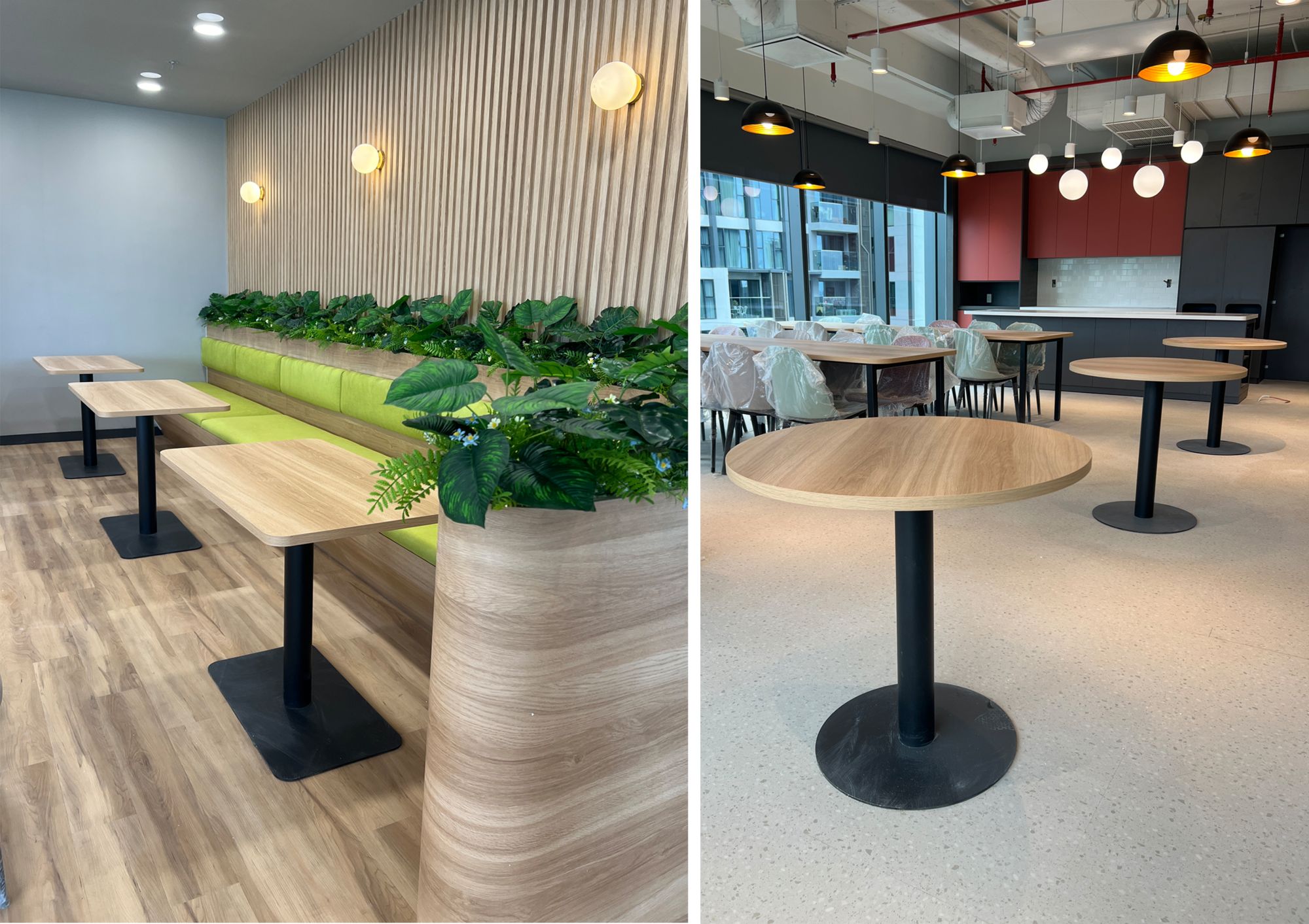 2 mẫu bàn Tab tại dự án Shinhan mà The City cung cấp