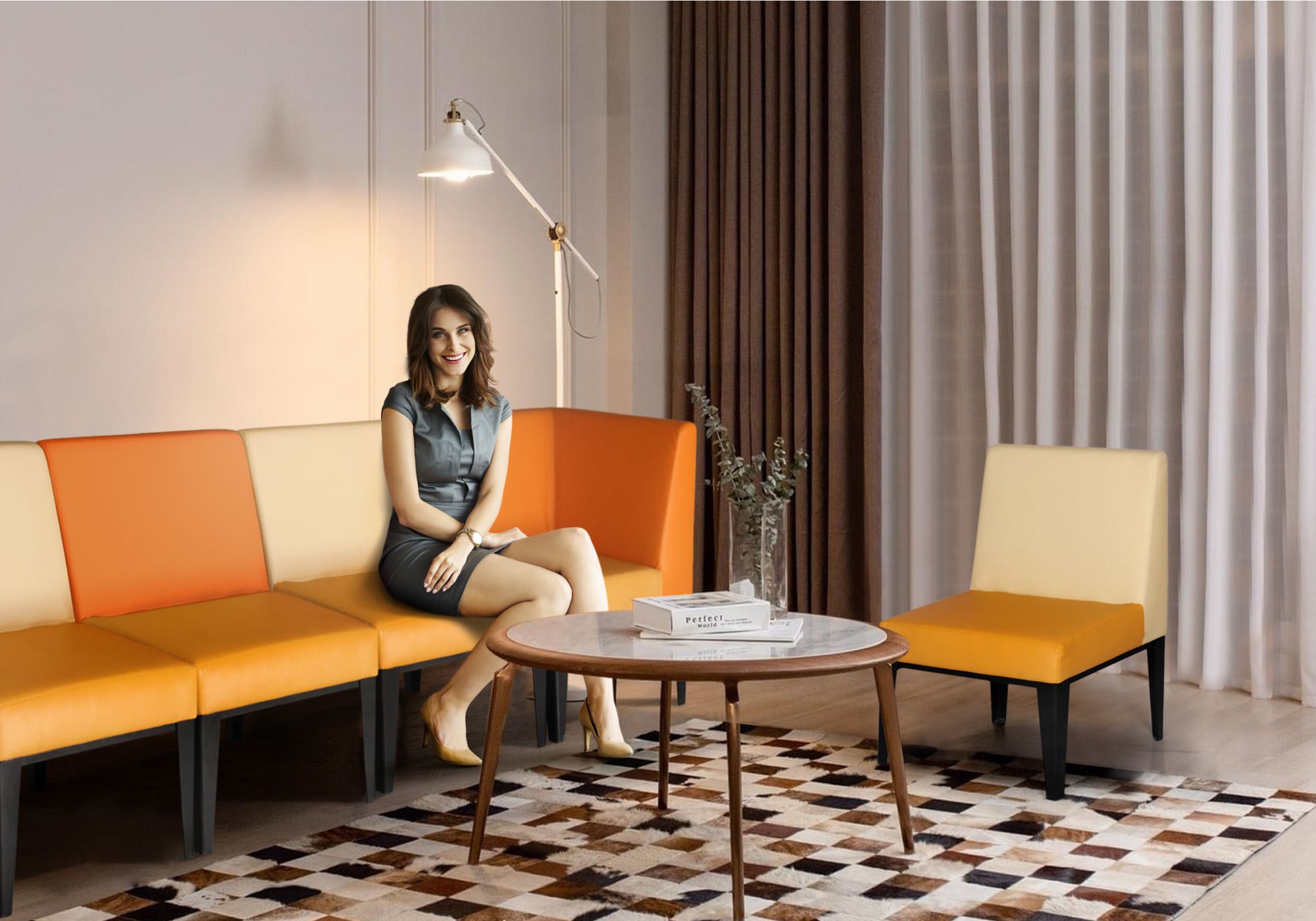 Ghế Sofa Mô Đun VOLENDAM cao cấp tại THE CITY