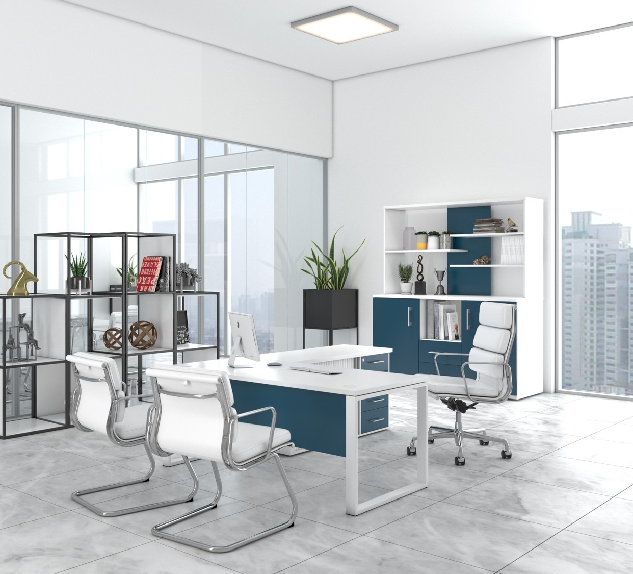 Ghế lãnh đạo Wesley lưng cao mang trải nghiệm tối ưu