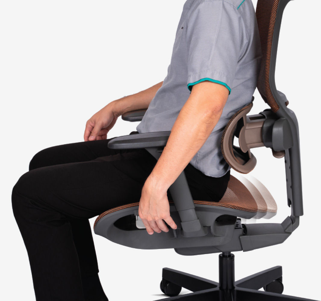 Ghế gác chân ERGOLUX R đa dạng nhu cầu sử dụng