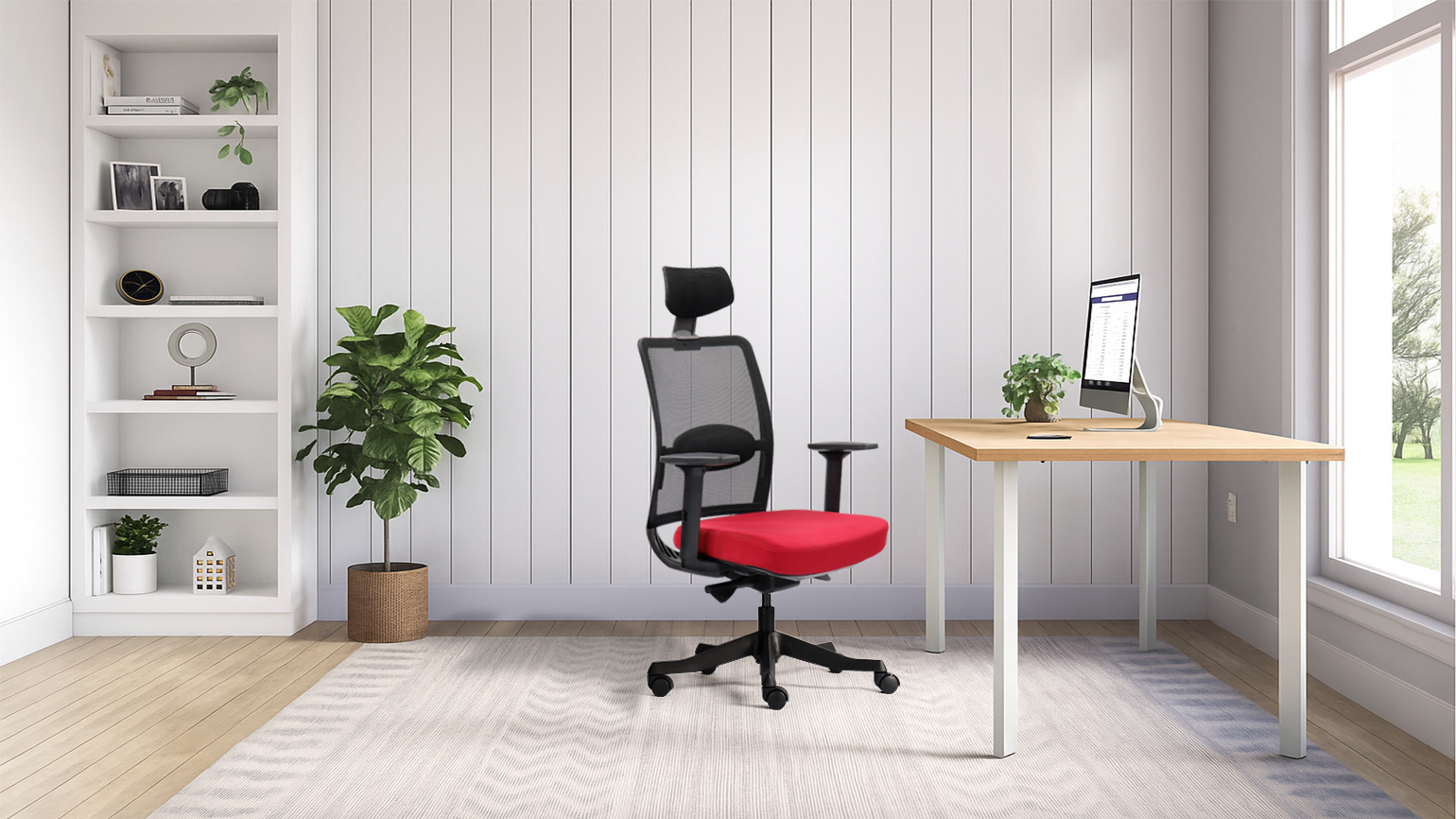 Turn Your Bedroom into a Productive Workspace with a Feng Shui-Friendly Executive Desk