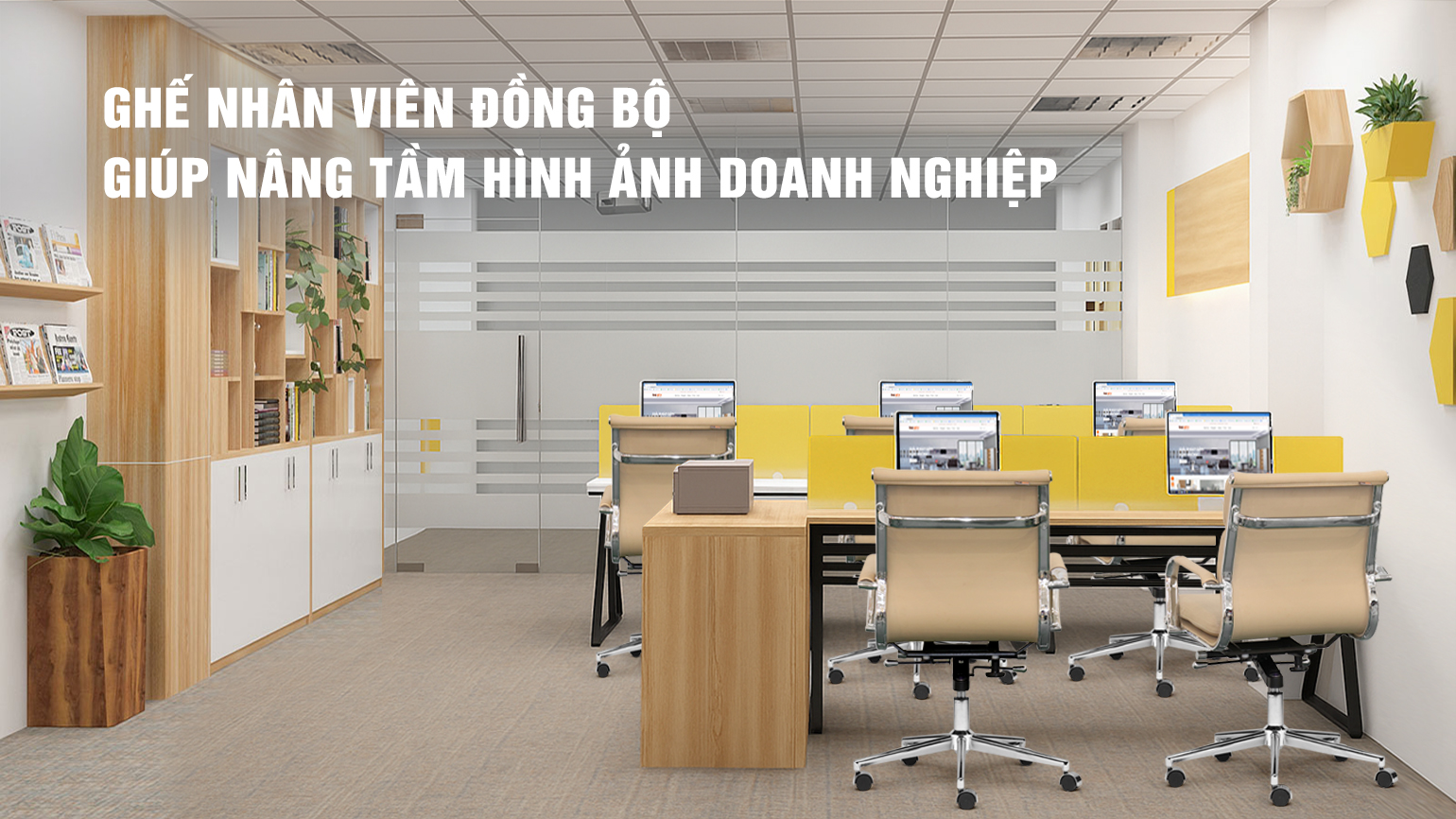 Ghế Nhân Viên Đồng Bộ Giúp Nâng Tầm Hình Ảnh Doanh Nghiệp
