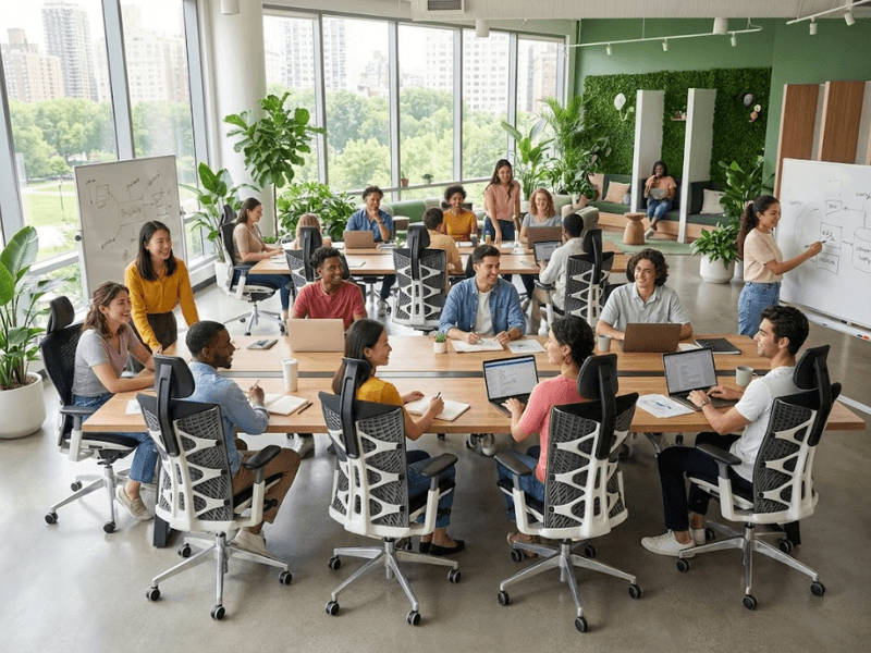 Choosing high-quality ergonomic chairs is considered key to attracting and retaining talent