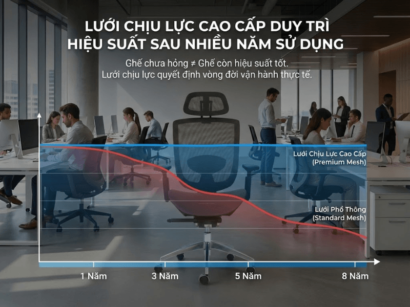 Lưới chịu lực cao cấp duy trì hiệu suất sau nhiều năm sử dụng