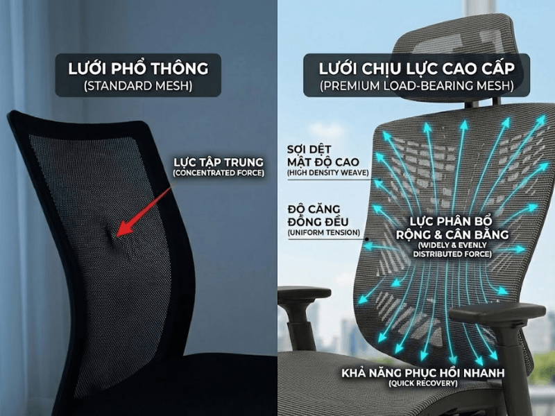 Đặc điểm của công nghệ lưới chịu lực cao cấp