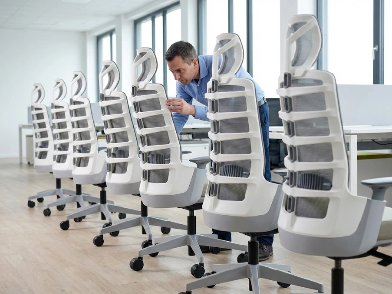 Checking adjustment mechanisms and ergonomic functions