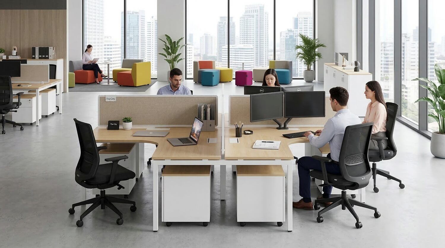 Floor Plan Optimization: The Power of 4-Person Workstation Clusters