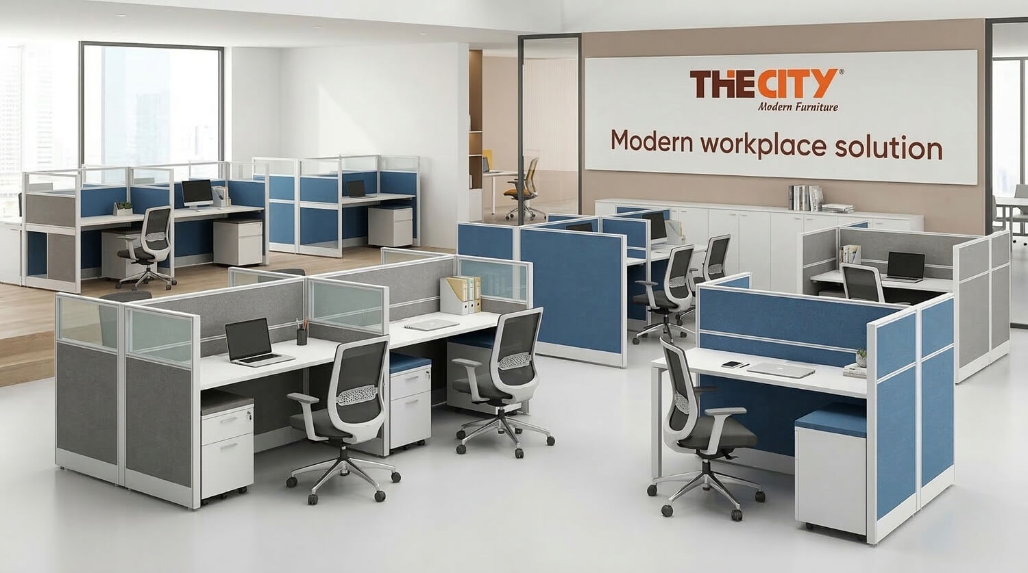 Office Workstations with Partitions: Balancing Privacy and Connectivity