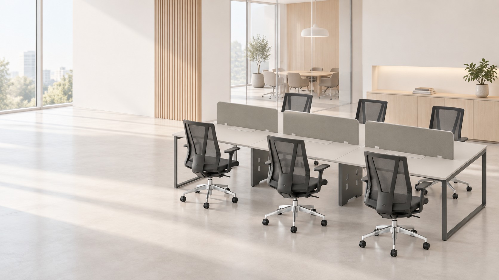 Thiết kế nội thất văn phòng phong cách tối giản