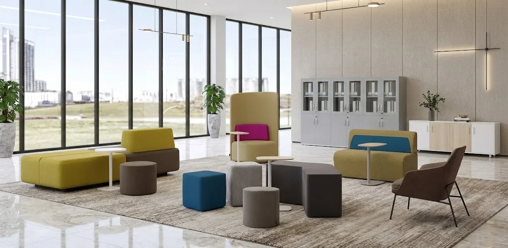 Bí Quyết Chọn Sofa Tiếp Khách Văn Phòng: Tuyệt Chiêu "Hack" Không Gian Sảnh Chờ Cho SME