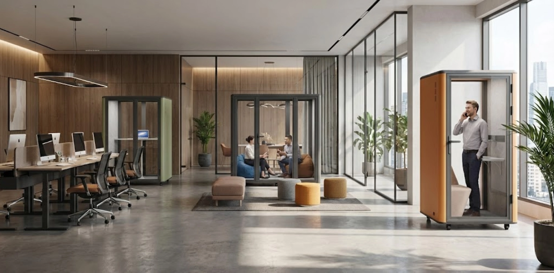 Phonebooth Văn Phòng: Giải Pháp Toàn Diện Cho Không Gian Làm Việc Hiện Đại