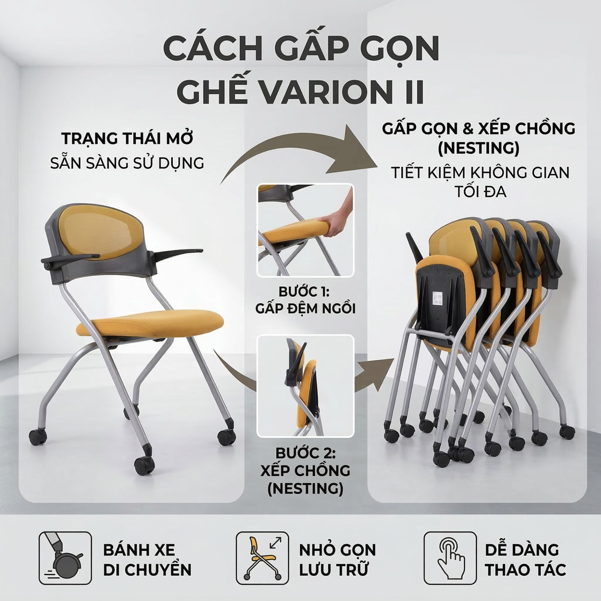 ghế training gấp gọn 2