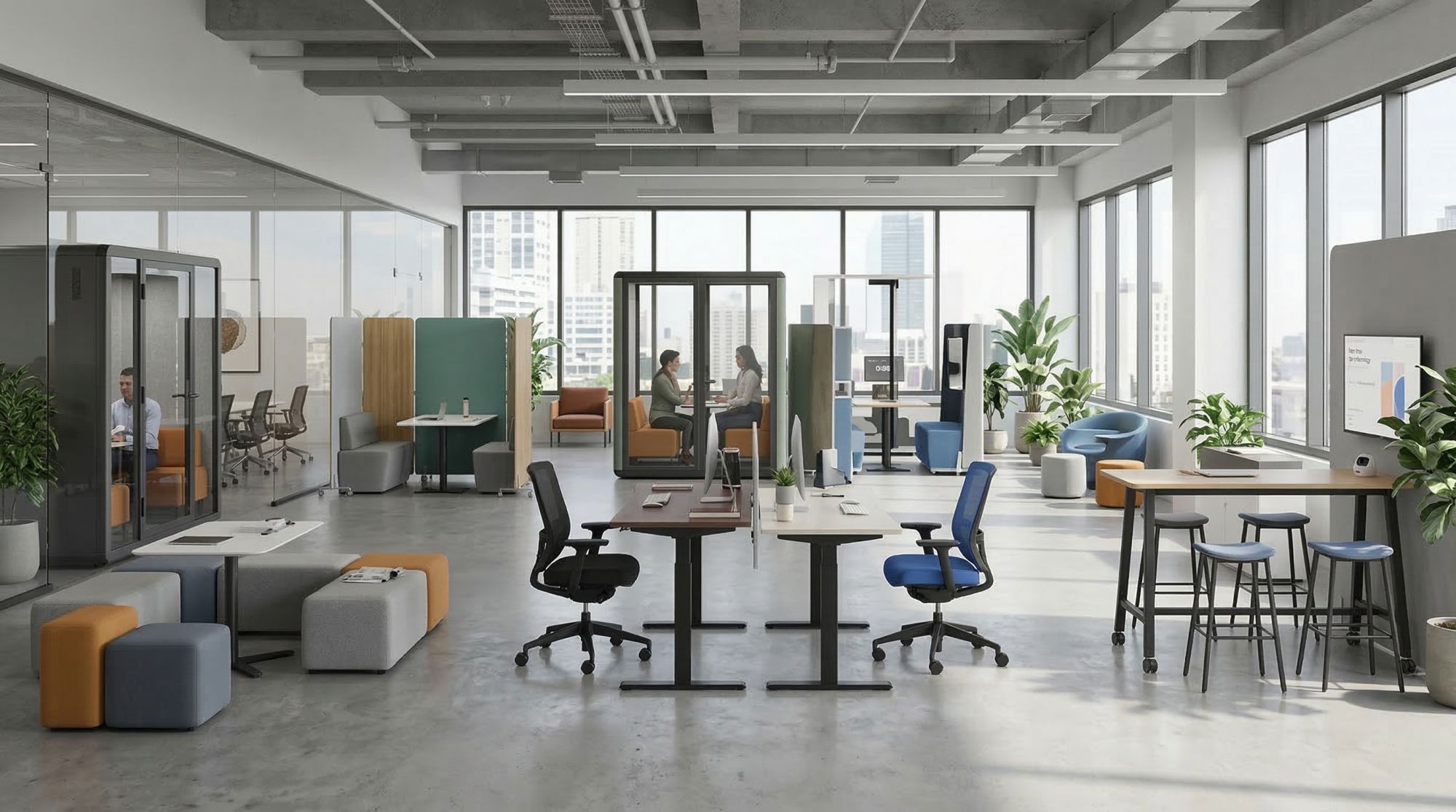 Xu Hướng Thiết Kế Nội Thất Văn Phòng Hiện Đại 2026