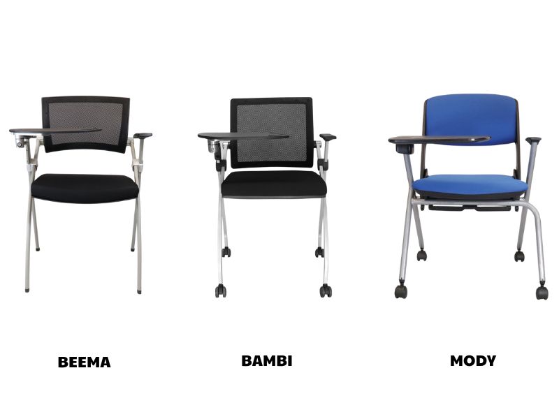 mẫu ghế đào tạo chuyên sâu BEEMA, BAMBI và MODY