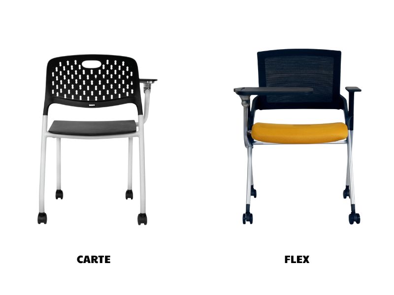 mẫu ghế đào tạo đa năng CARTE và FLEX